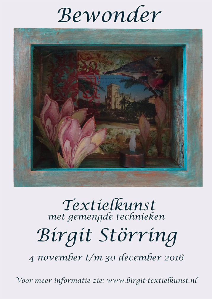 poster tentoonstelling 2016 Birgit