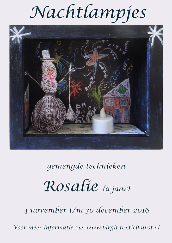Tentoonstelling 2016 Rosalie